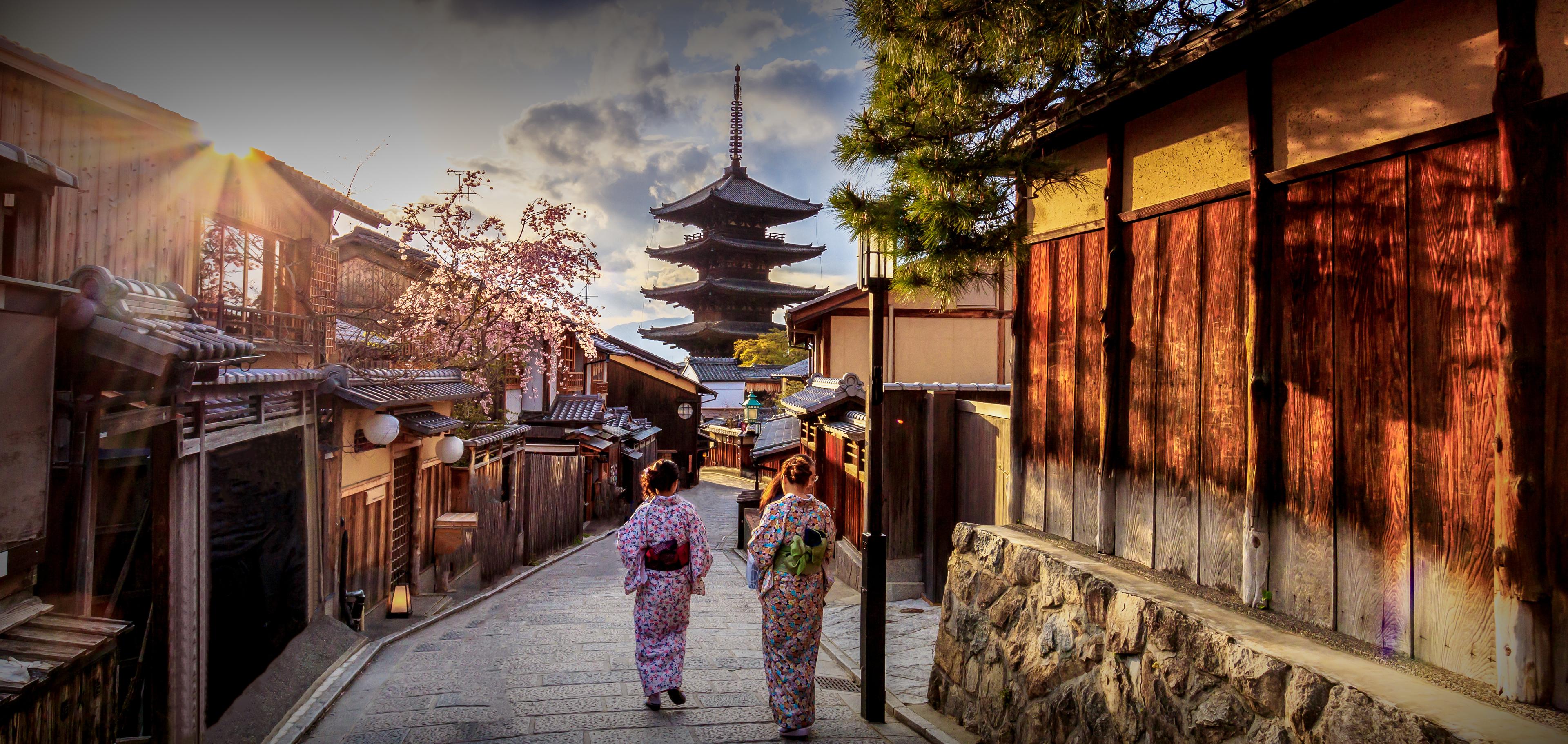 和風の建物の画像